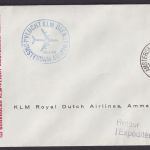 Flugpost Brief Air Mail KLM Amsterdam Niederlande Amman Jordanien 28.4.1960