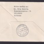 Flugpost Brief Air Mail Finnland Helsinki Frankfurt EF Fische Hecht Tuberkulose