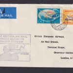 Flugpost Brief Air Mail Sowjetunion British Airways London Moskau 15.5.1959