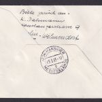 Flugpost Brief Air Mail Schweiz Zürich Hannover Deutschland 1955