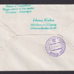 Flugpost Brief Air Mail KLM Amsterdam Niederland Mskau UDSSR DDR Zuleitung 1958