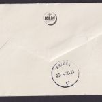 Flugpost Brief Air Mail KLM Amsterdam Niederlande Ankara Türkei Erstflug 25.4.56