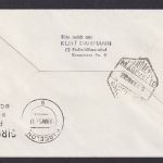 Flugpost Brief Air Mail Berlin Lufthansa Frankfurt Barcelona Spanien 1959 Retour