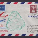 Flugpost Brief Berlin Privatganzsache Stadtbilder auf wunderbar gestalteten GSU