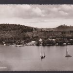 Ansichtskarte Edersee Hessen Segelboote Rehbach