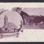 Litho Ansichtskarte Sievering Österreich Kapelle Gastronomie Restaurant Ant.