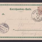 Bahnpost K1 Karlsbad Bahnhof auf toller Litho Ansichtskarte n Zwickau Sachsen