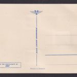 Flugpost SAS schöne Flugkarte Marken Dänemark Norwegen Schweden The Kings of