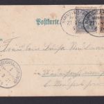 Litho Ansichtskarte Bahnpost Hannover n. Bebra Göttingen Niedersachsen Bismarcks