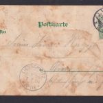 Litho Ansichtskarte Erfurt Thüringen n. Liebschwitz