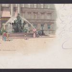 Litho Ansichtskarte Berlin Schlossbrunnen n. Oberhollabrunn Österreich