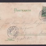 Litho Ansichtskarte Frankfurt a. Main Manskopf Uhrturm Hauptbahnhof n. Wilkau