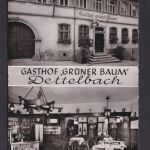Ansichtskarte Dettelbach Bayern Gastronomie Gasthof Grüner Baum Bes.