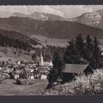 Ansichtskarte Oberstaufen Bayern Allgäu n. Hannover Niedersachsen Totalansicht