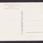 Ansichtskarte Grainau Zugspitze Bayern Reklame Stempel Hotel Badersee