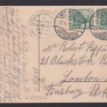 Ansichtskarte Wernigerode K1 Postbriefkasten am Wasserfall Steinerne Renne Hotel