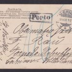 Deutsches Reich Wilhelmshaven mit R 1 PORTO und 10 Pfg. Nachgebühr auf schöner