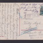 Postsache Deutsches Reich Stempel Besonderheit Zurück + Emfpänger durch Aufruf