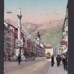 Ansichtskarte Innsbruck ÖsterreichMaria Theresienstrasse Denkmal Kirche