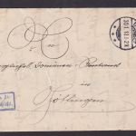 Deutsches Reich Brief Frei laut Avers Nr. 21 Uslar nach Göttingen 30.1.1912