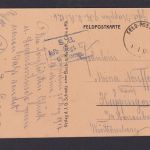 Ansichtskarte Feldpost Annoeullin Frankreich Wolffschlucht n. Küppingen