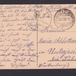 Ansichtskarte Feldpost Namur Frankreich Rue de Fer Geschäftsstrasse Strassenbahn