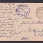 Ansichtskarte Feldpost Stenay Frankreich Zerstörte Häuser im I.Weltkrieg n.
