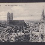 München Ansichtskarte Deutsches Reich MIF Altdeutschland Bayern Wappen Germania
