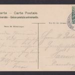 Briefmarken Bahnpost Deutsches Reich Braunschweig Harzburg Zug 499 Ansichtskarte