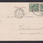 Bahnpost Limburg Hachenburg Ansichtskarte Total K1 TIRLEMONT STATION Belgien