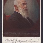 Altdeutschland Bayern Asnichtskarte Portrait Luitpold Prinz Regent Augsburg