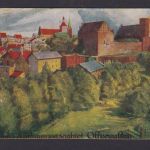 Briefmarken Bahnpost Infla D. Reich Marne ... Künstler Ansichtskarte Allenstein