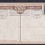 Ansichtskarte München tolle Künstlerkarte Bayerische Gewerbeschau 1912