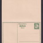 Altdeutschland Bayern Frage & Antwort Ganzsache 5 Pfg