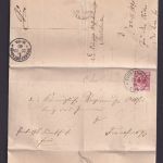 Deutsches Reich Brief EF Reichspost Adler K1 Fürstenwalde Gerichtsdokument Frank