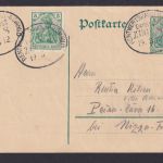 Bahnpost Northeim Rentwertshausen Römhild Thüringen Deutsches Reich Ganzsache