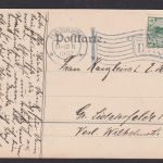 Briefmarken Deutsches Reich Fahnenstempel Flaggenstempel auf toller selt. Litho