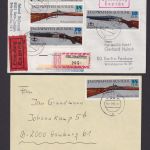 Briefmarken DDR Sammlung Waffen Jagdwaffen gutes Lot Festpreis 90,00