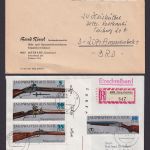 Briefmarken DDR Sammlung Waffen Jagdwaffen gutes Lot Festpreis 90,00