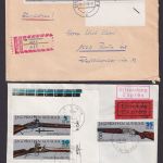 Briefmarken DDR Sammlung Waffen Jagdwaffen gutes Lot Festpreis 90,00