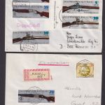 Briefmarken DDR Sammlung Waffen Jagdwaffen gutes Lot Festpreis 90,00