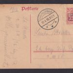 Briefmarken Besetzung Etappengebiet 9. Armee Ganzsache P 1 Rumänien Feldpost