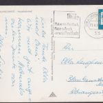 Ansichtskarte Braunschweig Niedersachsen Hauptbahnhof n. Blankenstein Saale