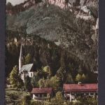 Ansichtskarte Reiten Achental Bayern Oberbayern Reklamestempel Thekla Zaiser