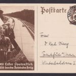 Reichenbach Eulengebirge Preußen Schlesien Deutsches Reich Ganzsache Frankfurt