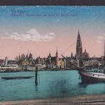Ansichtskarte Anvers Antwerpen Belgien Panorama Du Port Hafen Schiffe Feldpost