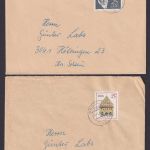 DDR Briefe Sammlung Nettes Lot 32 Belege u.a. Zusammendrucken Festpreis 50,00