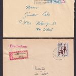 DDR Briefe Sammlung Nettes Lot 32 Belege u.a. Zusammendrucken Festpreis 50,00