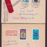 DDR Briefe Sammlung Nettes Lot 32 Belege u.a. Zusammendrucken Festpreis 50,00