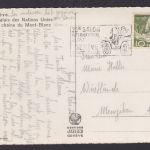Ansichtskarte Geneve Genf Schweiz Le Palais des Nation n. Menziken
